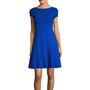 Rebecca Taylor textured fit and flare dress